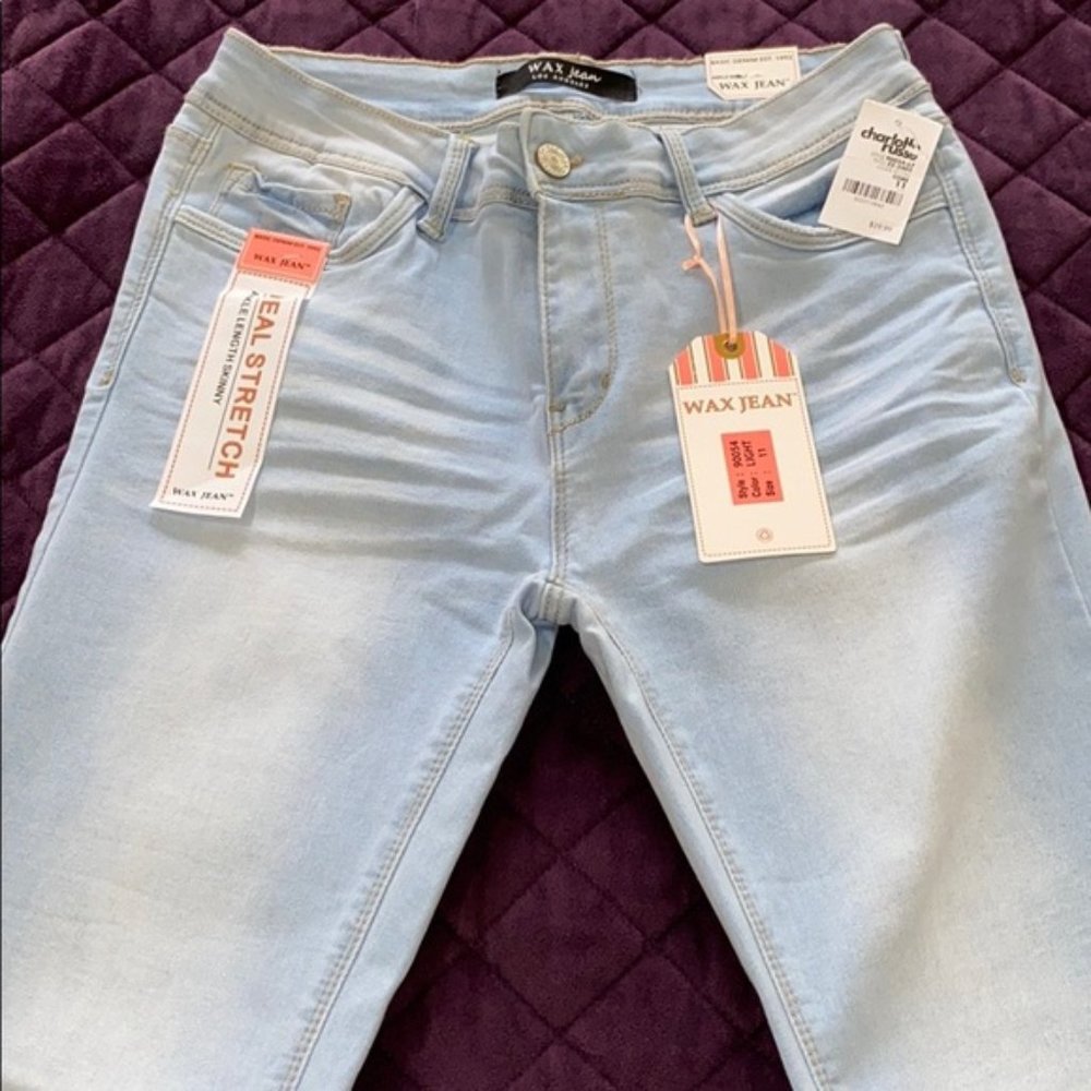 Stretchy Mid Rise Skinny Jeans Charlotte Russe